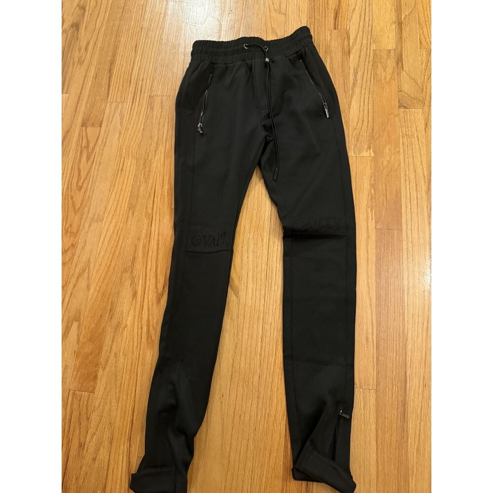 NWT Guapi Men's Track Pant Joggers Size 28 Black Limited Edition